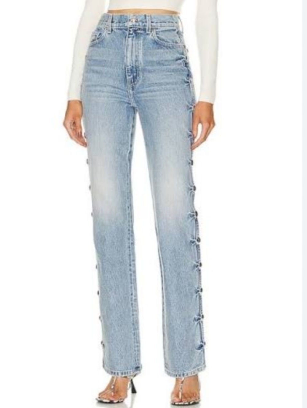 Khaite Danielle Studded Jean's 26, NWT